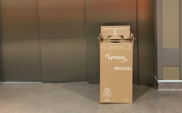Contener Recyclage Masque Lyreco Trevoux