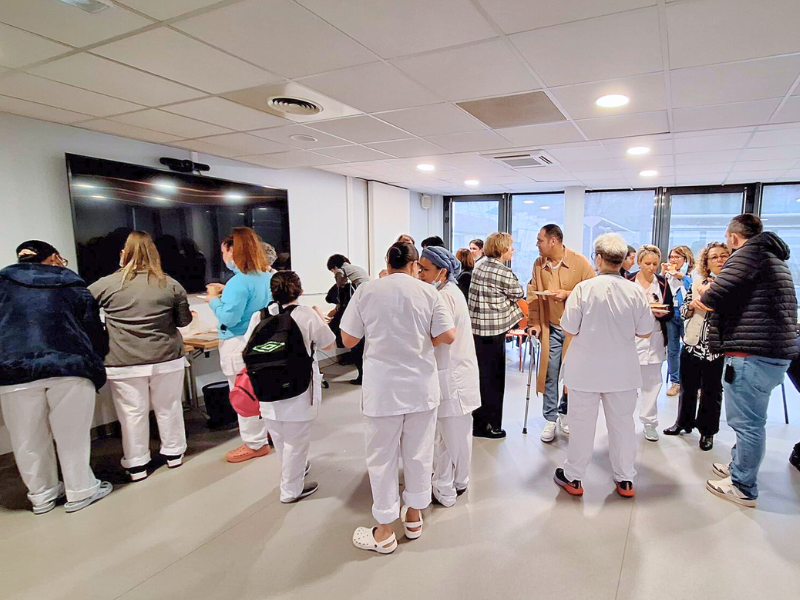 Voeux 2026 tarare ehpad service galettes