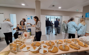 Voeux 2026 tarare hopital installation galette